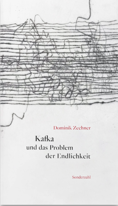 This image shows the book cover of Kafka und das Problem der Endlichkeit (Kafka and the Problem of Finitude) by Dominik Zechner